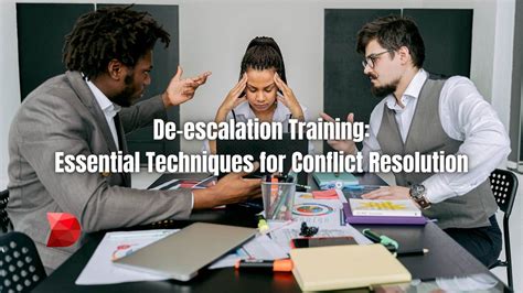 What is De-Escalation Training: Unraveling the Threads of Conflict Resolution